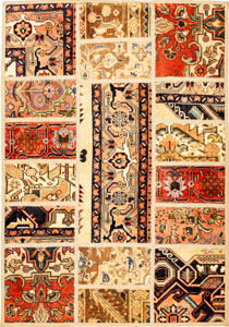 Moderner Orientteppich: Patchwork Moderner Orientteppich: Patchwork